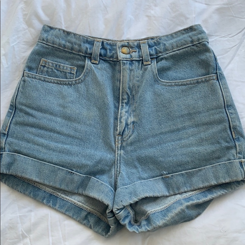 American Apparel Lightwash Size 25 Painted